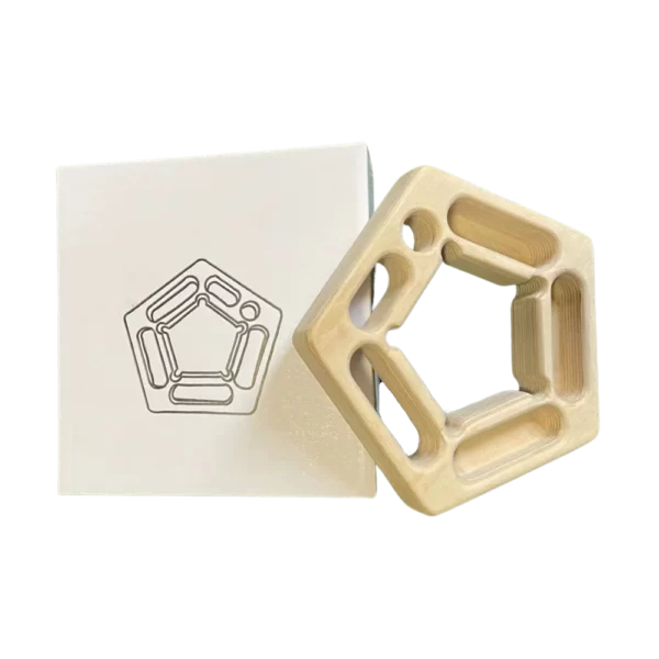 Pentagon Portable Wooden Hangboard - Climbing Training Equipment for home