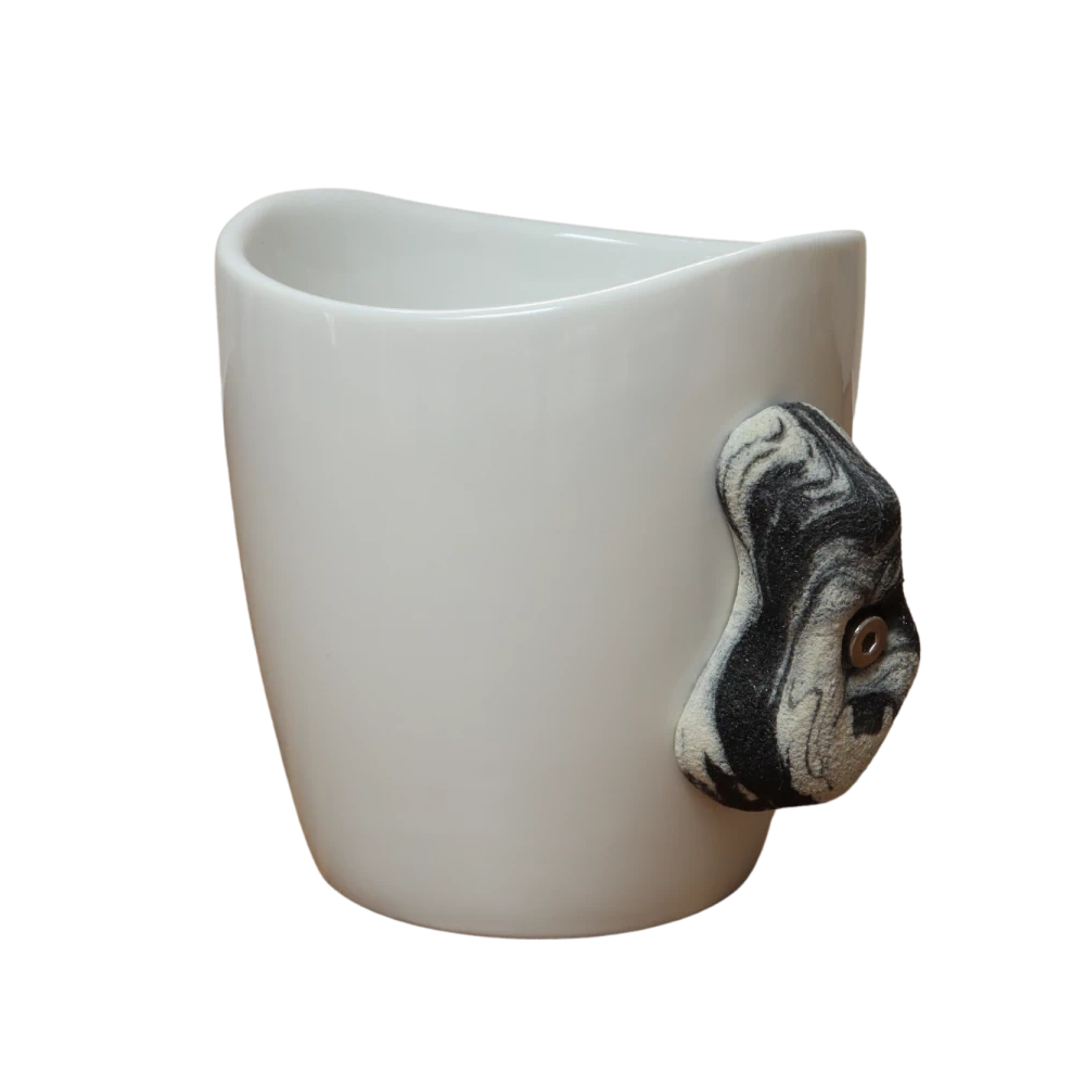 A funny 500ml mug but with a rock climbing hold handle.