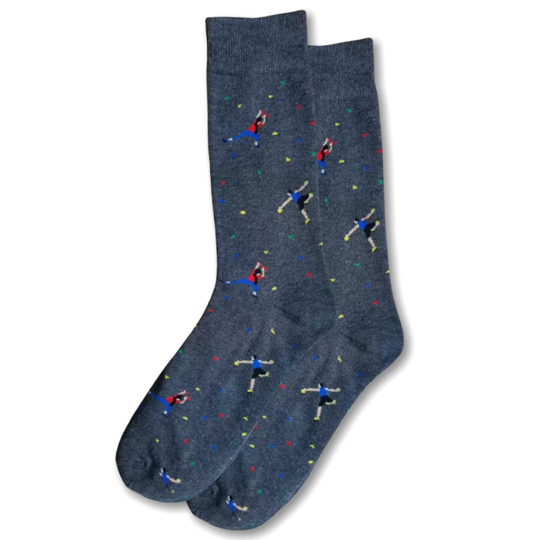 Climbing Wall Cotton Socks